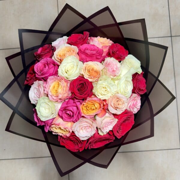 24 Mixed Rose Bouquet (Choice’s Designer) - Image 2