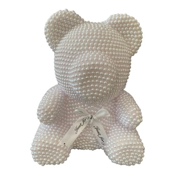 White pearl Teddy Bear 16” - Image 2