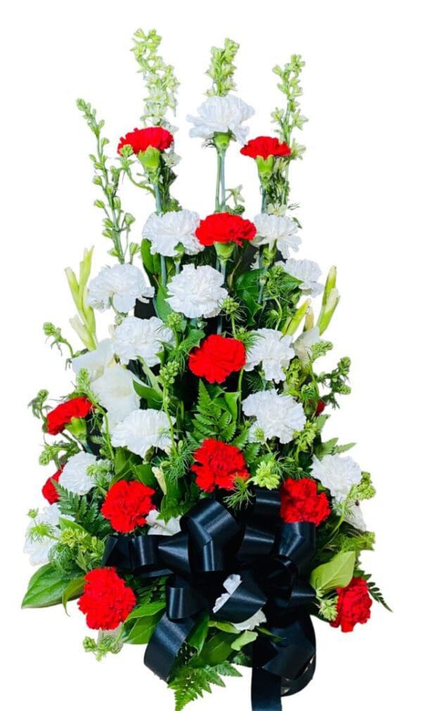 Radiant White and Red Basket - Image 3