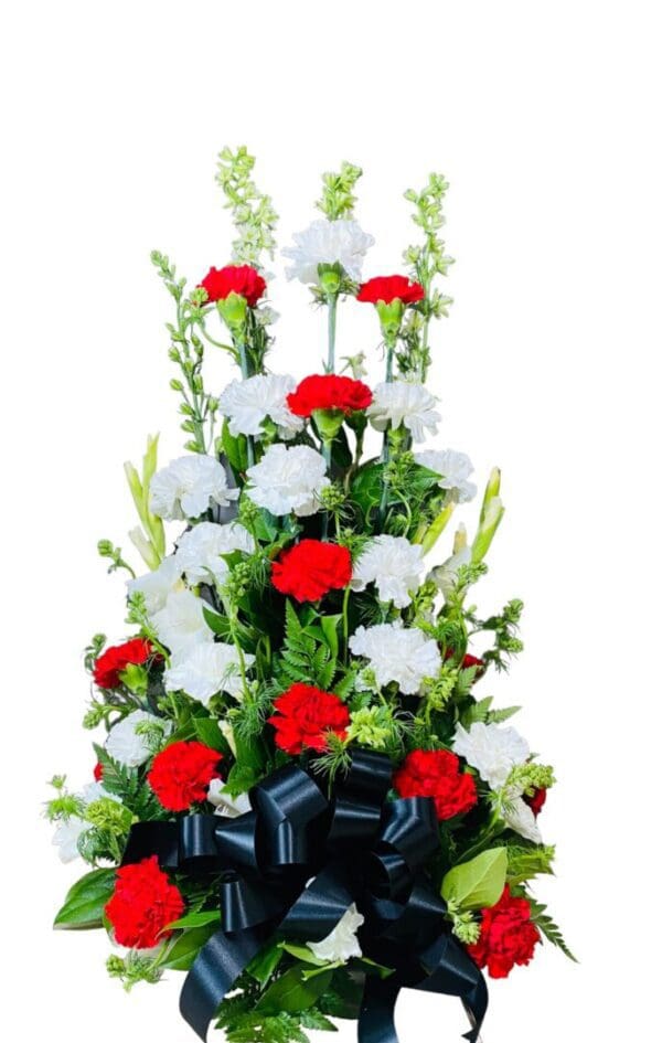 Radiant White and Red Basket - Image 2