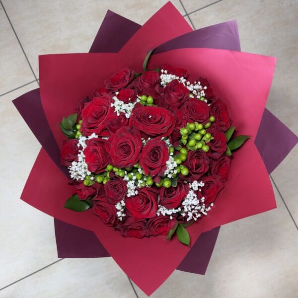 YOUR MY LOVE 24 ROSES BOUQUET