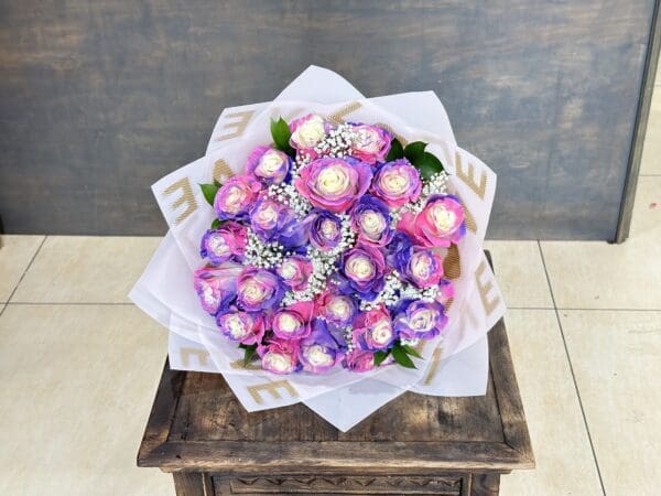 24 PAYASITOS ROSES BOUQUET WRAPPED - Image 2